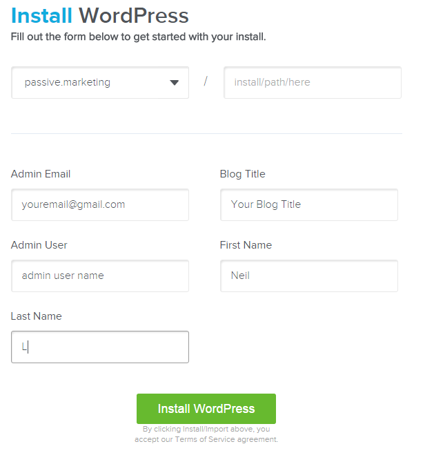 wordpress information