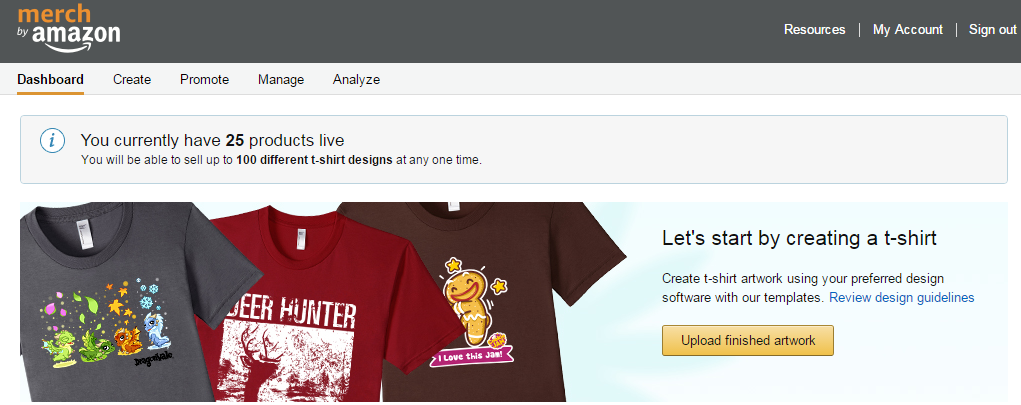 merch by amazon tiers 2020